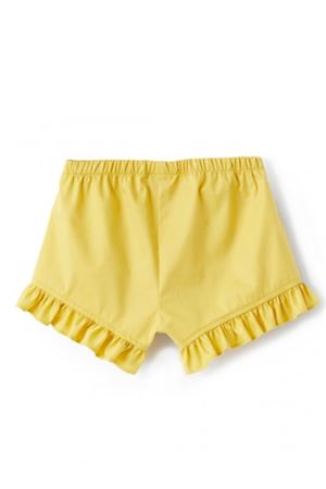 Shorts con rouches in cotone stretch IL GUFO | PS050C0046221